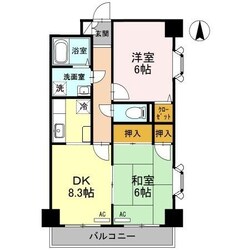 柚の木マンションの物件間取画像